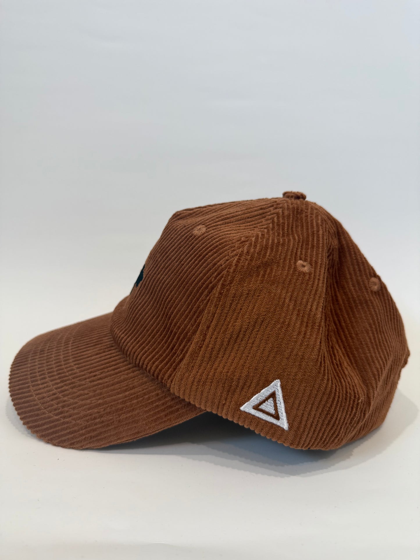 DOG LOVER (CYNOPHILE) BROWN CORDUROY DAD STRAPBACK HAT