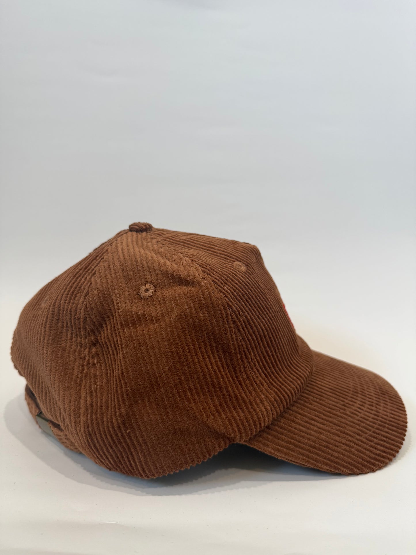 DOG LOVER (CYNOPHILE) BROWN CORDUROY DAD STRAPBACK HAT